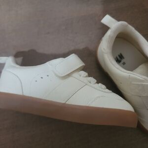 H&M Kids White Sneakers with Tan Sole